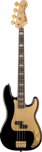 Squier 40Th Anniversary Precision Bass Gold Edition Black