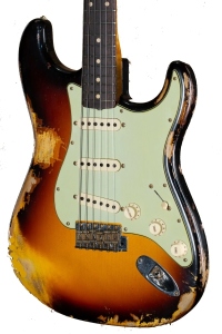 Fender Custom Shop 1960 DualMag II Stratocaster SuperHeavyRelic Aged 3T Sunburst