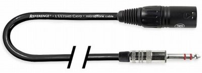 Reference Cavo Microfonico Bilanciato Xlr M/Jack Stereo Nero 3M