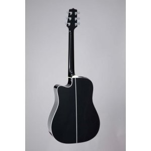 Takamine Dreadnought Cutaway Elettrificata Black con Borsa