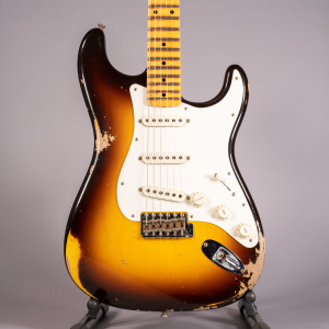 Fender Custom Shop Stratocaster Fat 50 Relic Wide Fade Chocolate 2Color Sunburst