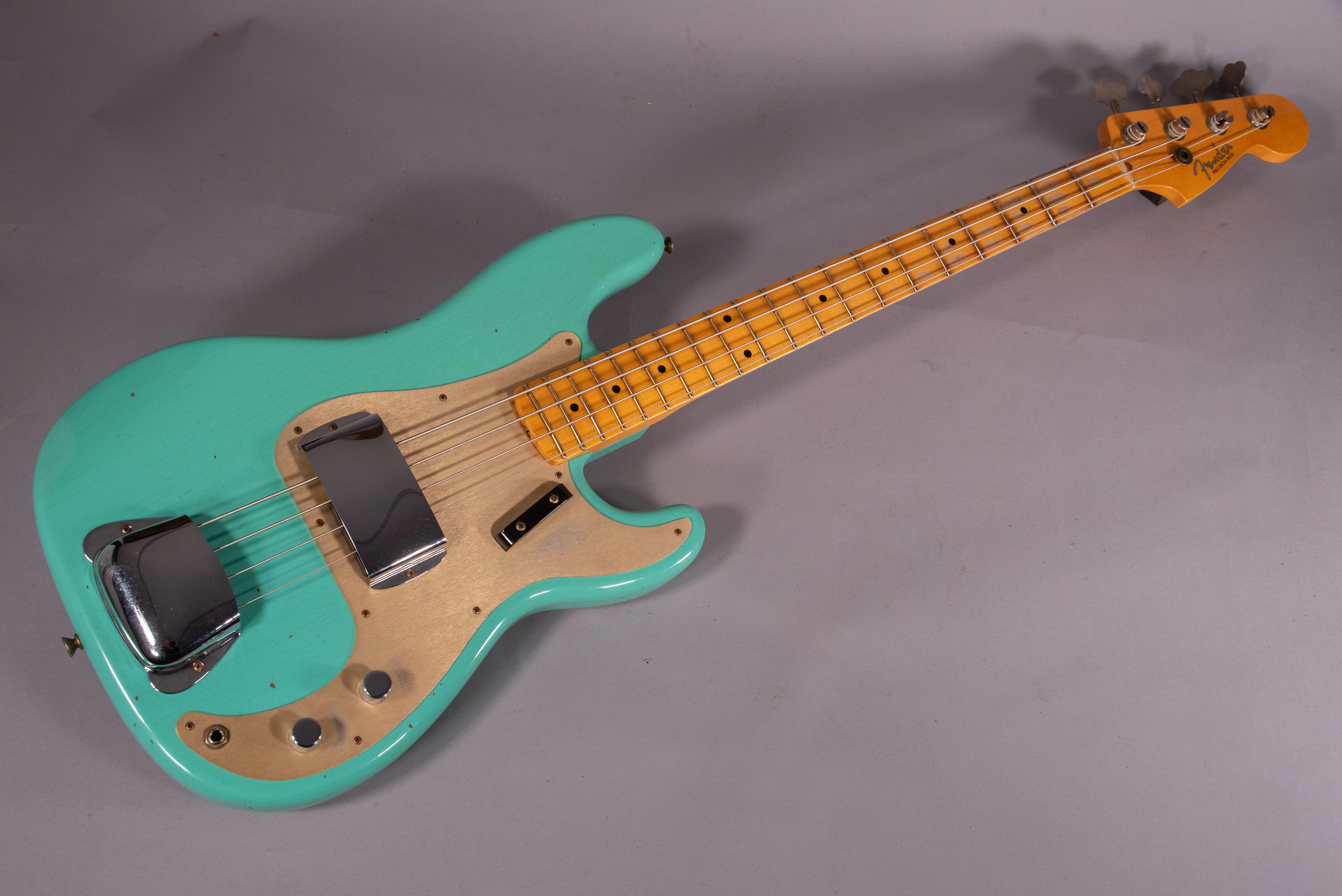 Fender Custom Shop 1959 Journeyman Relic Precision Bass Faded Aged Seafoam Green