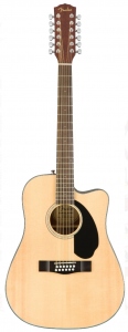 Fender Cd60Sce 12 Corde Natural Chitarra Acustica Elettrificata