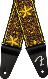 Fender Tracolla  Pasadena Woven Strap 2' Yellow Wallflower