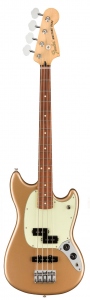 Fender Mustang Bass Pj Firemist Gold Basso Elettrico
