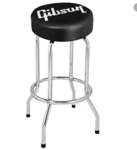 Gibson Premium Playing Stool Star Logo Tall Sgabello Alto