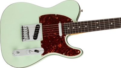 Fender American Ultra Luxe Telecaster Rw Transparent Surf Green