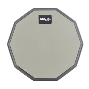 Stagg 8" desktop practice pad, ten-sided shape