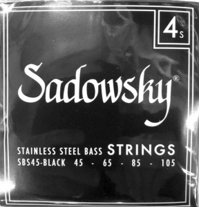 Sadowsky Black Label Stainless Round 4C 45-105
