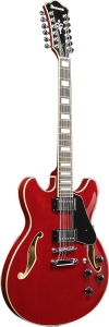 Ibanez AS7312TCD Chitarra Semiacustica 12 Corde Cherry Red