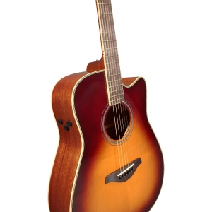 Yamaha FGCTABS TransAcoustic Cutaway Brown Sunburst