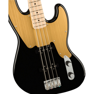 Squier Paranormal Jazz Bass 54 Gold Anodized Pickguard Black