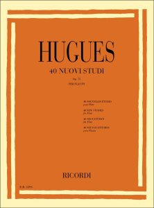 Ricordi Hugues 40 Nuovi Studi per Flauto Op. 75
