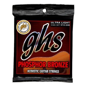 Ghs Phosphore Bronze Acoustic Guitar String Set  010 046