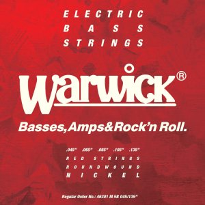 Warwick 46301 Red 5C M 45-135 Nickel