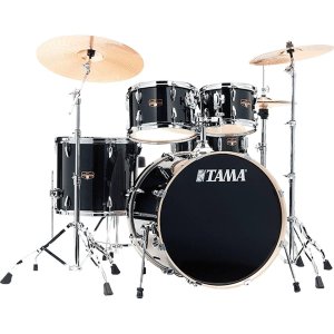 Tama IP50H6W-HBK Imperialstar 5 Pz. con Piatti Meinl Hairline Black