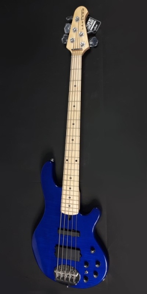 Lakland Basso 5502 Skyline Deluxe Trans Blue con Soft Case