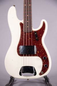 Fender 63 Precision Bass Journeyman Relic Aged Olympic White