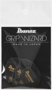 Ibanez Set of 6 Picks Sand Grip Black 1 mm 