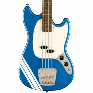 Squier Classic Vibe 60 Competition Mustang Bass Lake Placid Blue with Stripes