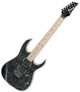 Ibanez Rg370Ahmzswb  Chitarra Elettrica Silver Wave Black