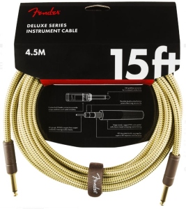 Fender Deluxe Cable  4,5Mt Tweed Straight Jack