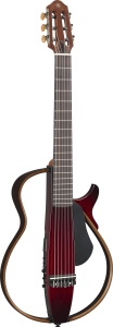 Yamaha Slg200N Crb Silent Guitar Nylon Crimson Red Burst