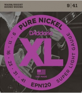 D'Addario Pure Nickel 09-41 Muta Per Chitarra Elettrica