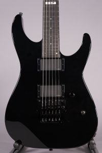 Esp EII MII Neck Thru Black con Astuccio