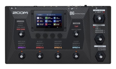 Zoom B6 Multi-effect and IR for Electric Bass