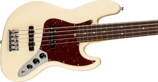 Fender American Professional II Jazz Bass V Olympic White