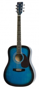 STRATOS AG60TBLS CHITARRA ACUSTICA DREADNOUGHT BLU SFUMATO