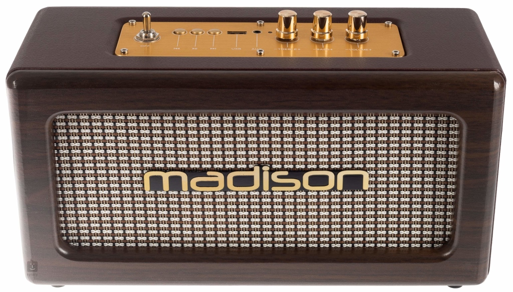 Madison Freesound Vintage speaker portatile con USB e Blueto