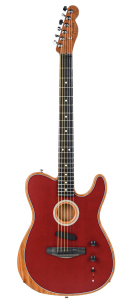 Fender Acoustasonic Telecaster Crimson Red