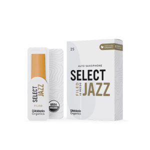 D'Addario 10 Ance Sax Alto Organic Select Jazz 2 Soft Filed