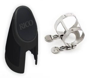 Rico Kit Legatura E Copribocchino Sassofono Sax Tenore (Rubber)