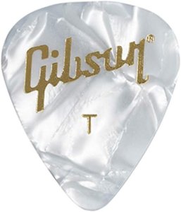 Gibson Pearloid Picks Thin Confezione Da 12 Aprt12-74H