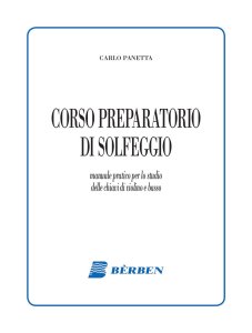 Berben Panetta Corso Preparatorio