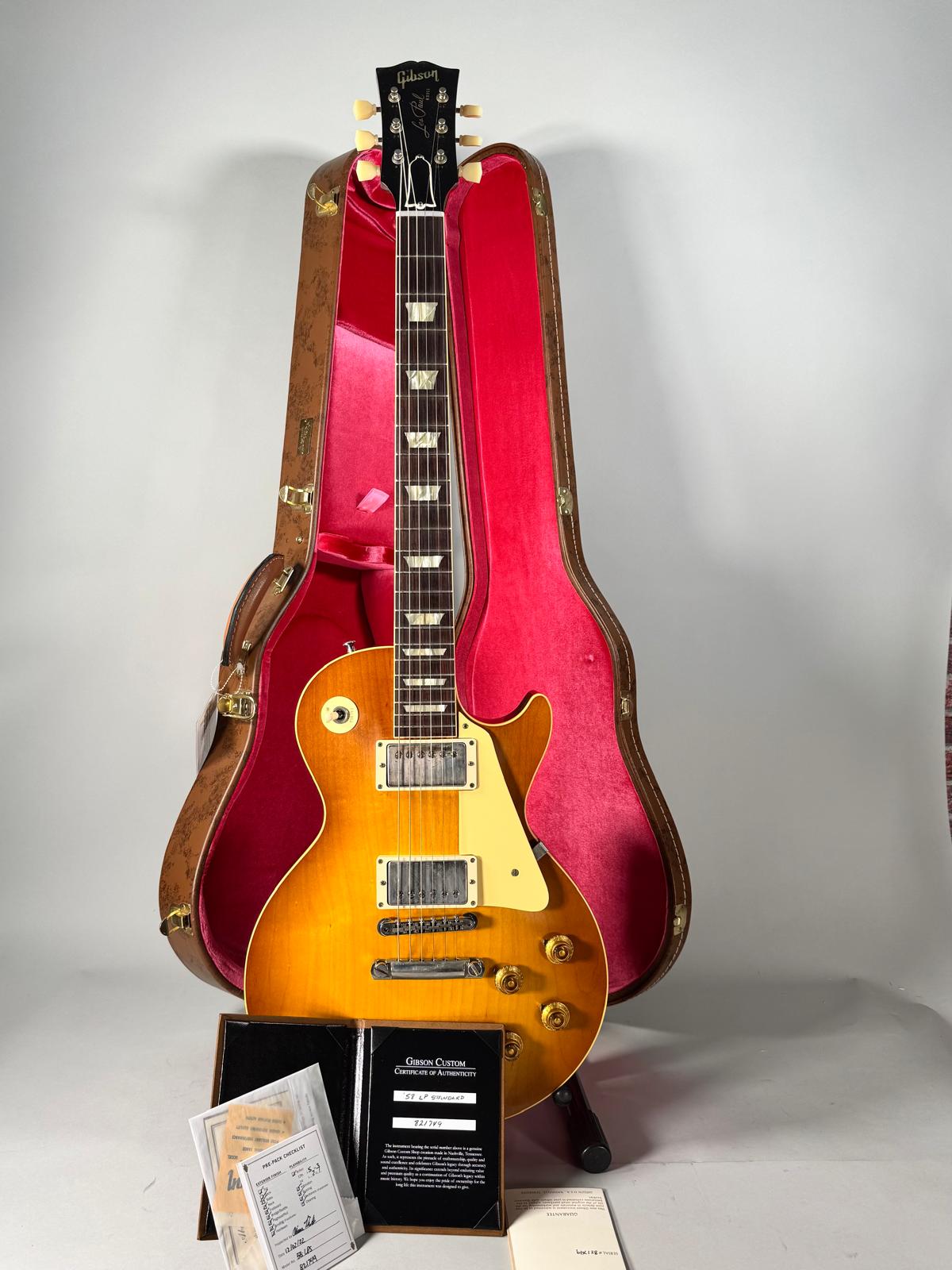 Gibson 58 les paul standard Vos lemmon burst USATA
