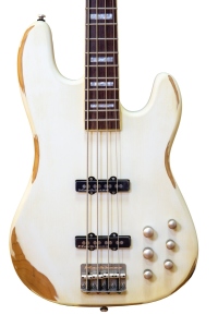 Markbass Mb Jp White Battered 4 Vg Rosewood