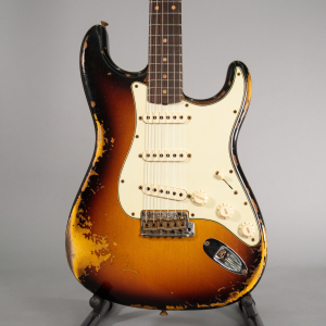 Fender custom shop 1960 Stratocaster Heavy Relic Faded Aged 3 Color Sunburst