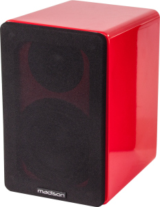 Madison Madbs4re Coppia Diffusori Stereo da Mensola 60W Red