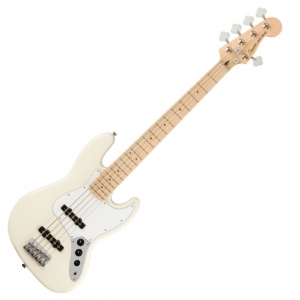 Squier Affinity Series Jazz Bass V Olympic White