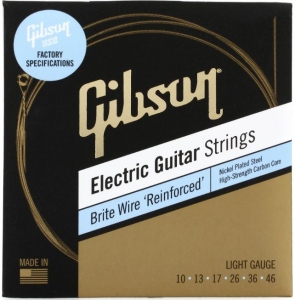Gibson Brite Wire Reinforced Corde Per Chitarra Elettrica Nickel Plated 10 - 46