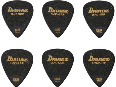 Ibanez Set 6 Plettri 1 Mm Sand Grip Black