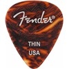 Fender Plettri 351 Wavelegth Tortoise Shell Thin Pack 6 Pz