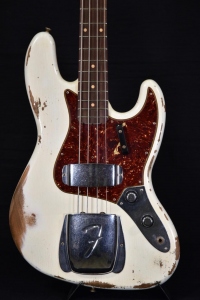 Fender 1961 Jazz Bass Heavy Relic Aged Olympic White