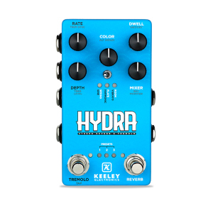 Keeley Hydra Stereo Reverb e Tremolo per Chitarra