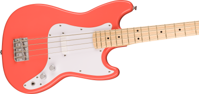 Squier Sonic Bronco Bass Maple ahitian Coral