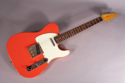 Rufini Chitarra Elettrica Telecaster Vintage Fiesta Red Aged